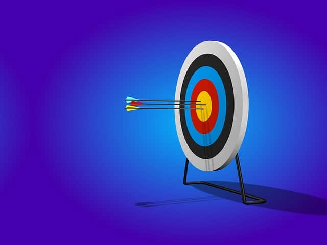 Photo of an archery target in an article about righteousness in Christian living for the Church of Christ website