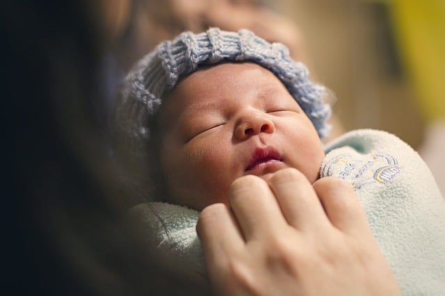 Photo of a newborn in an article about the Christian's new life on the Church of Christ Santa Clara SCCOC Truthseekers website.